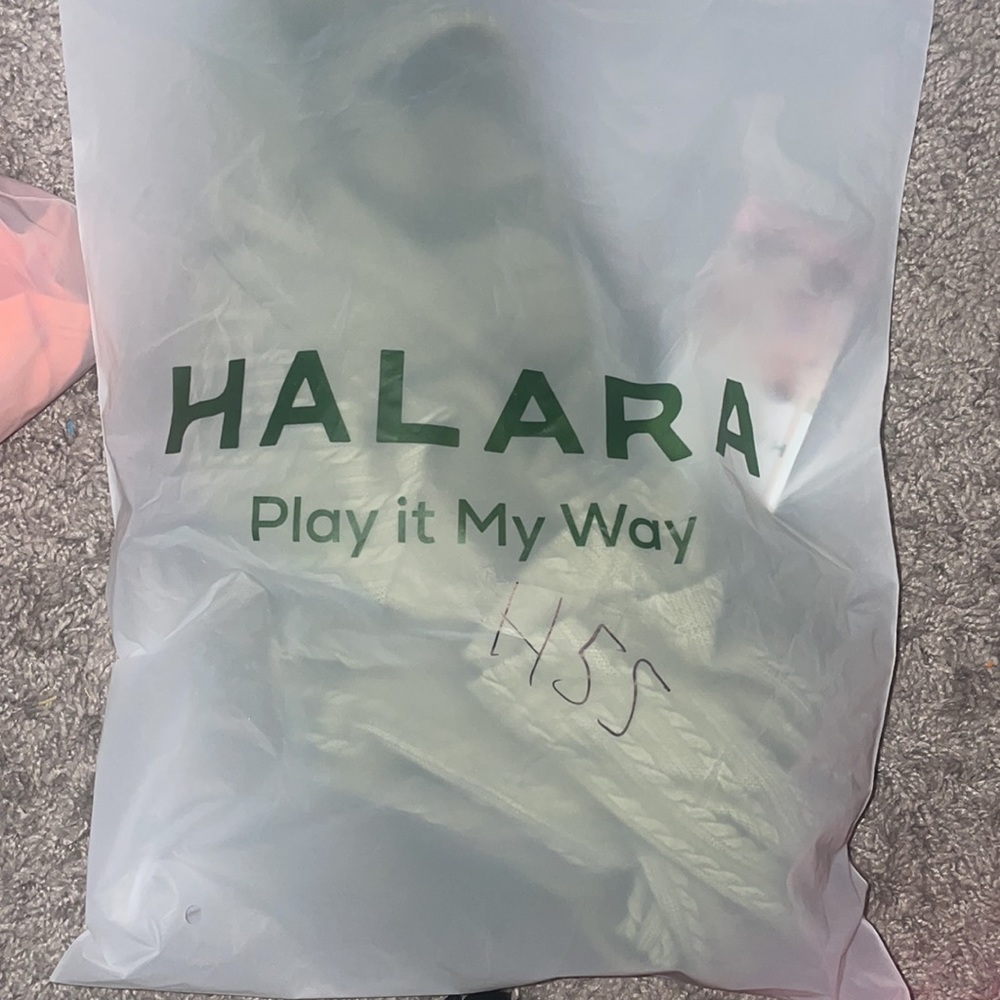 HALARA Green Backless Bodycon Ribbed women’s Long Sleeve Mini Dress Small Knit - Picture 6 of 8